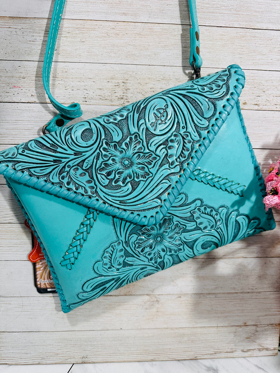 Dolly Daydream Tooled Leather Crossbody The Sister's Boutique