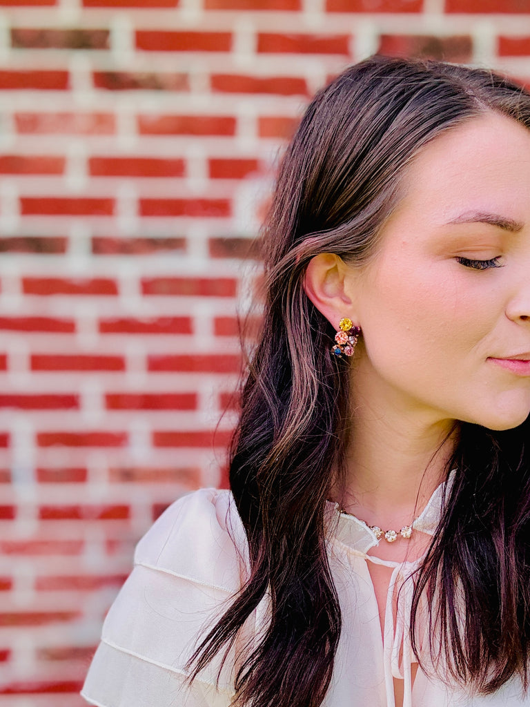 Mustard Mix Zoe Earrings