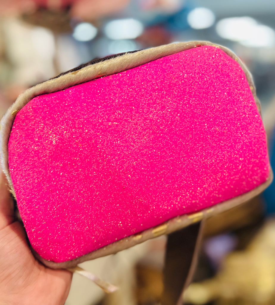 Glitter in the South Hide Paige Slingbag-Pink