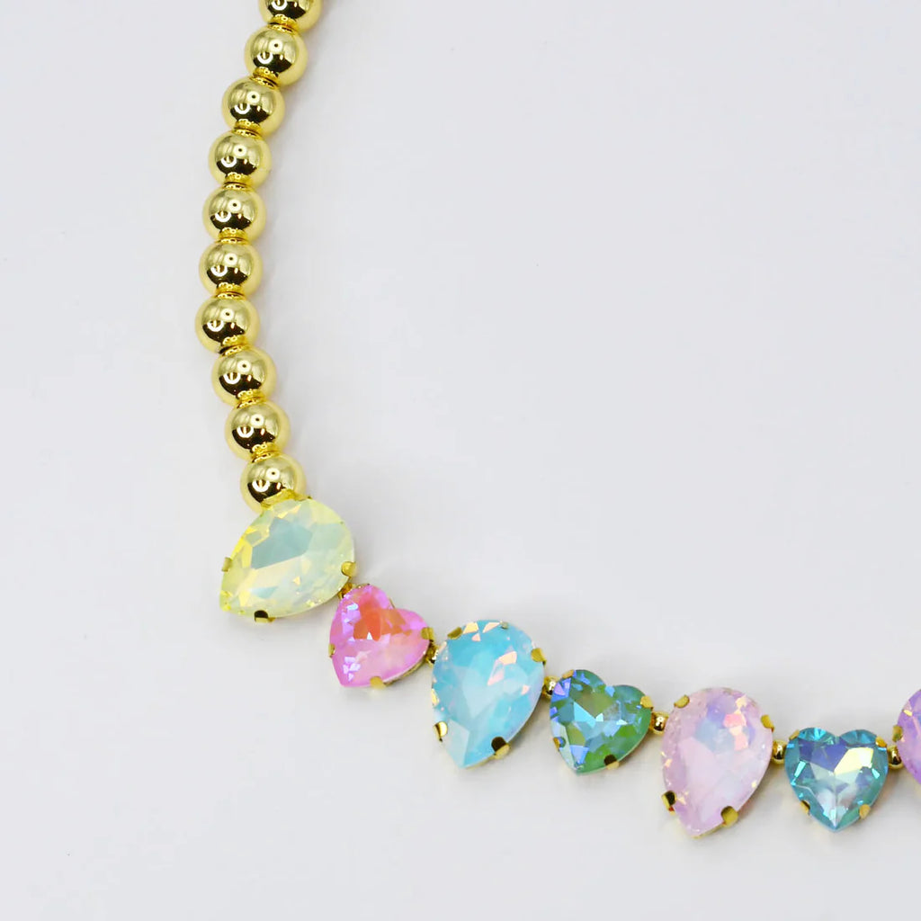 candy Hearts Crystal Necklace