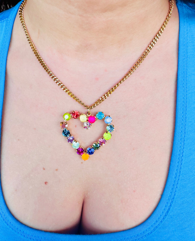 Antique Gold - Mini Heart POP Necklace