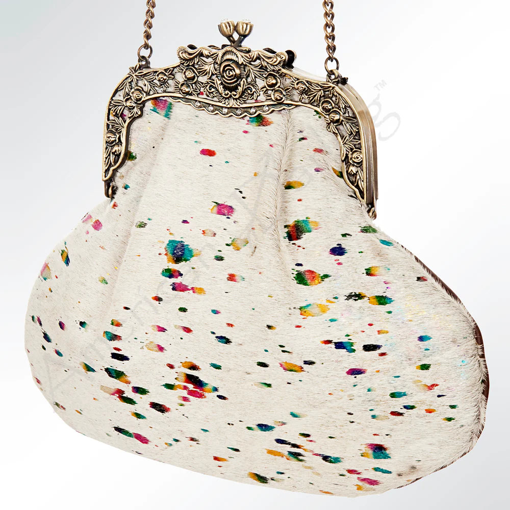 Pastel Unicorn Antique Western Purse