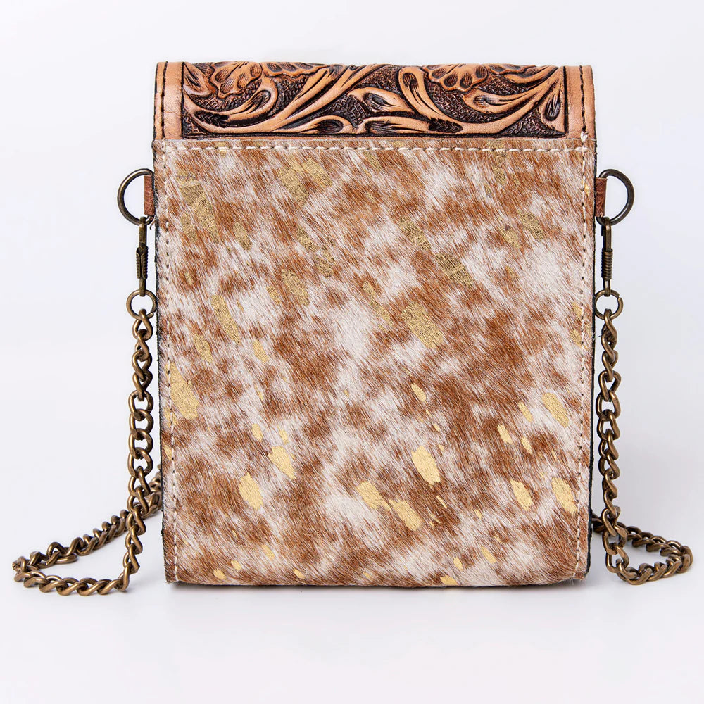 Sierra Sunstone Acid Wash Hide & Leather Crossbody