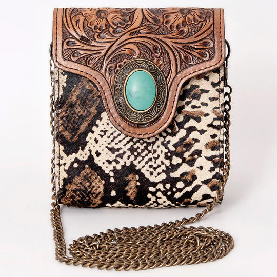 Sierra Desert Viper Hide & Leather Crossbody