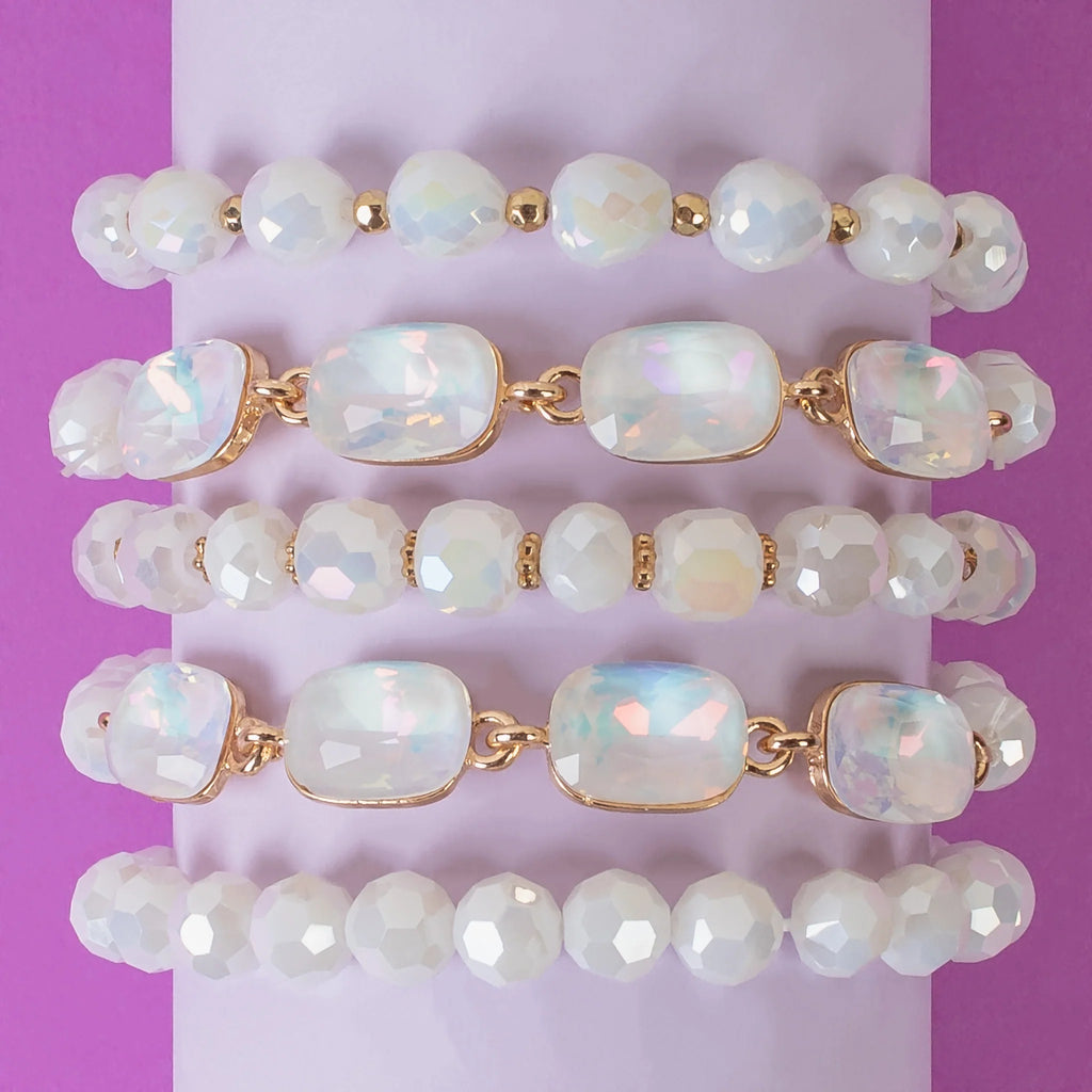 Ivory Sweets Bracelet Stack