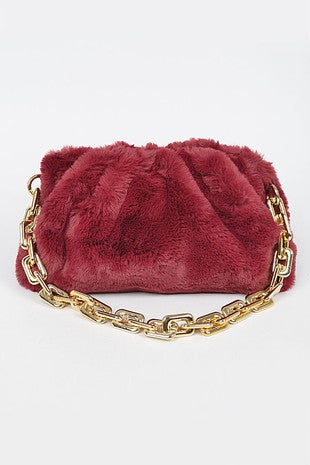 Fluff It Up Faux Fur Crossbody