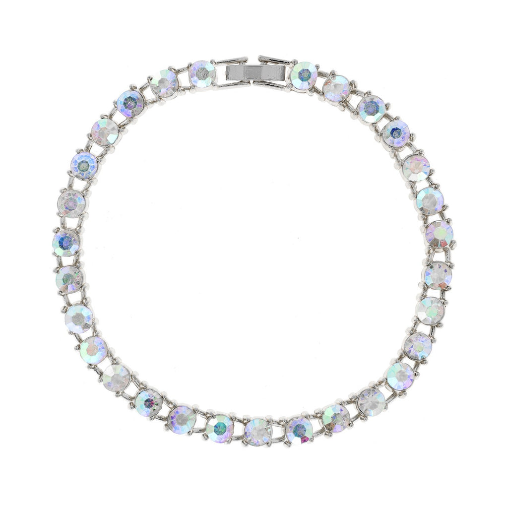 Luxe Sparkle Statement Bracelet- AB