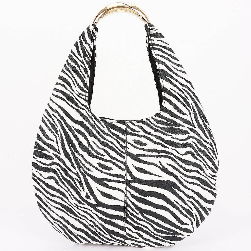 Wild Thing Zebra Hobo Bag