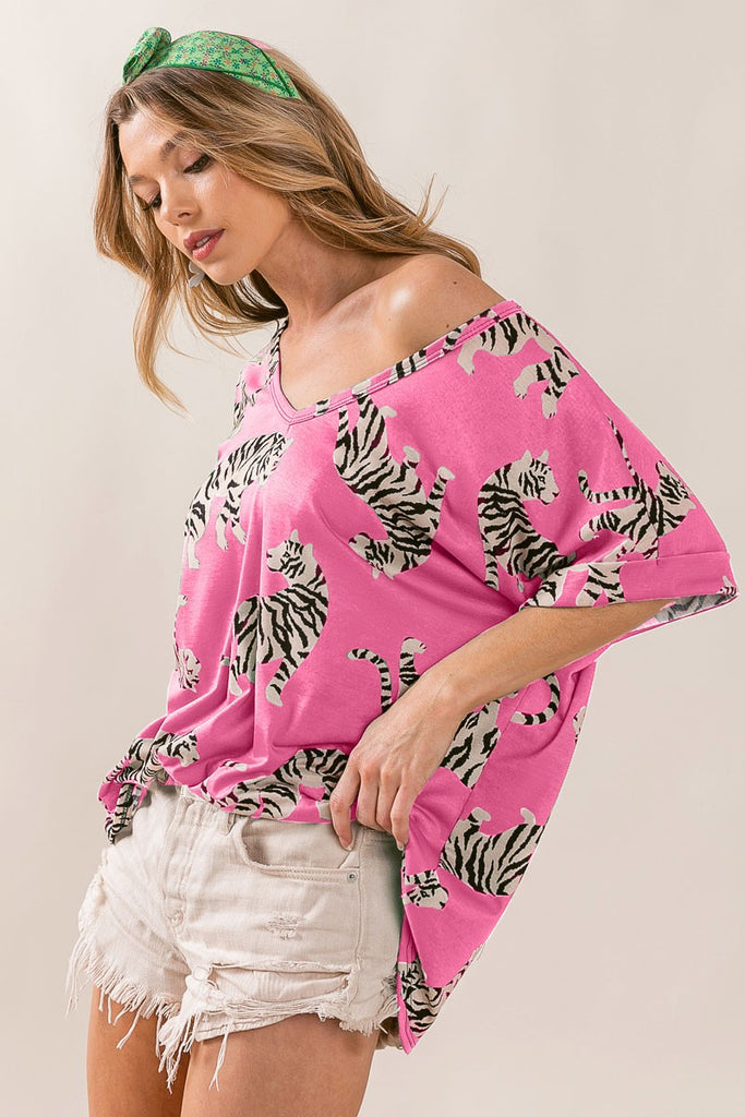 Pretty in Pink Tiger Tee