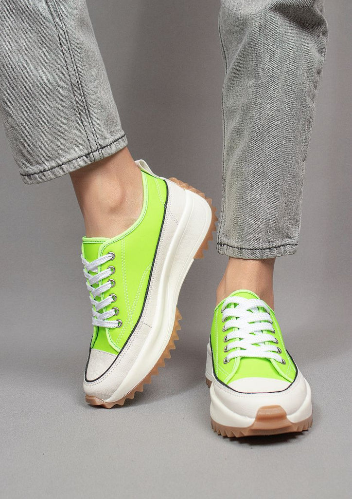 Neon Green Fenix Tennis Shoe