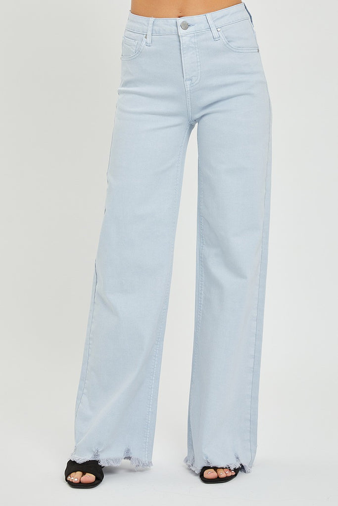 Frankie Fresh Light Wide Leg Denim Jeans