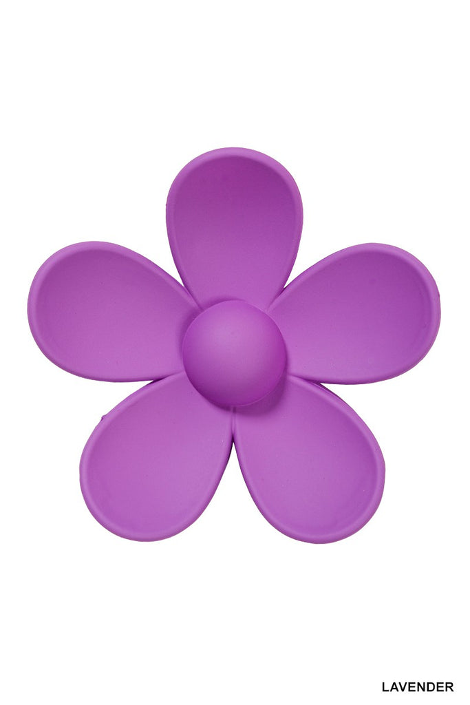 Lavender Flower Claw Clip