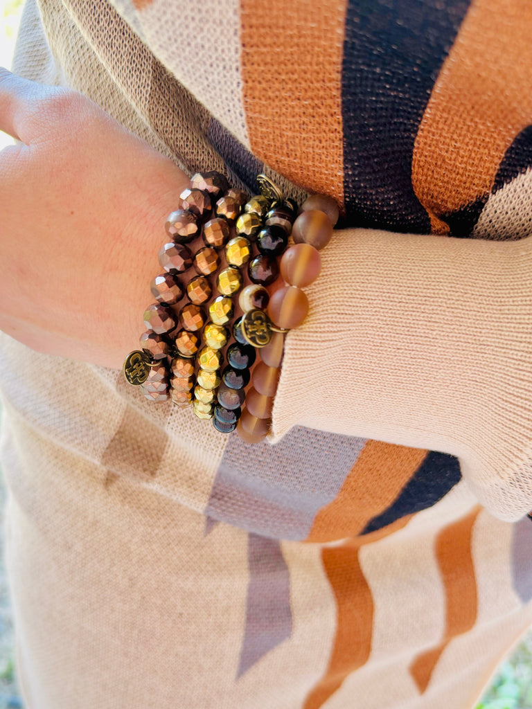 Falling in Leopard Bracelet Stack