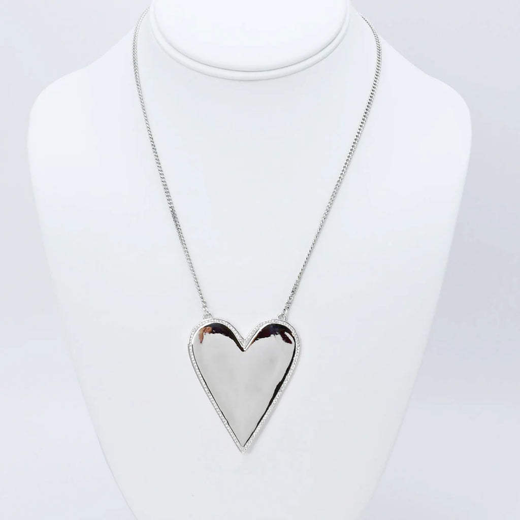 Big Love Necklace in Silver