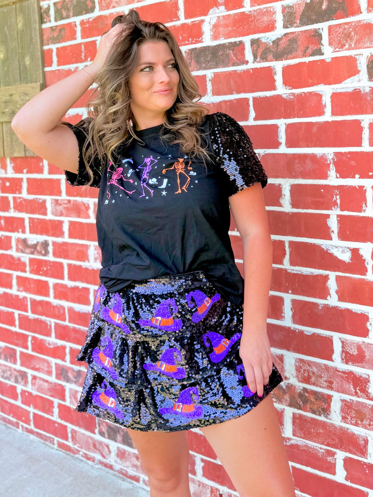 Witch Please Sequin Skirt
