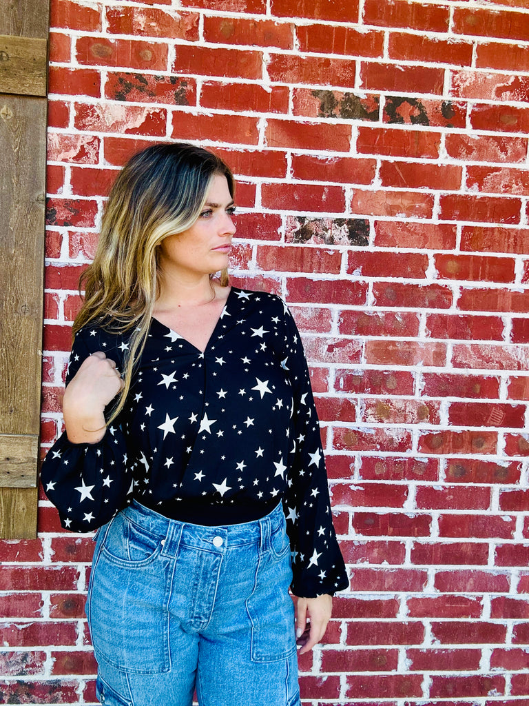 All The Stars Black Bodysuit