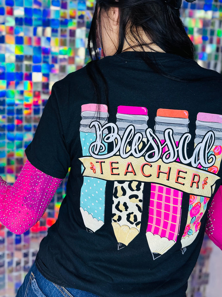 Blessed Teacher Graphic Tee