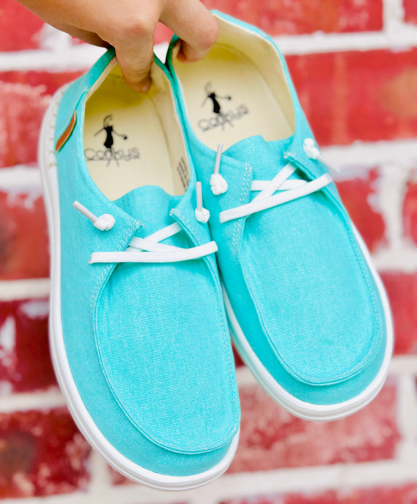 Summer Bright Kayak Everyday Shoes- Aqua