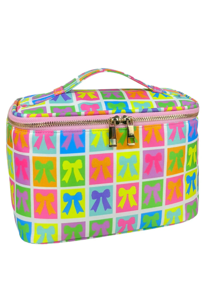 Bow Bonanza Neon Travel Bag