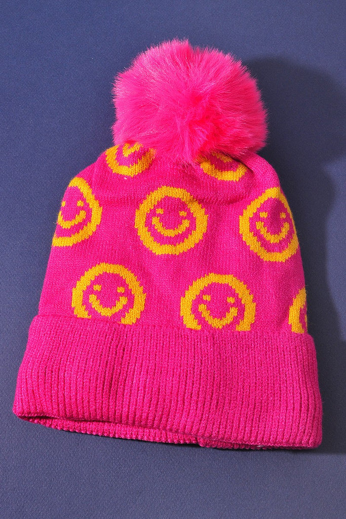 Pink Oh Happy Day Beanie