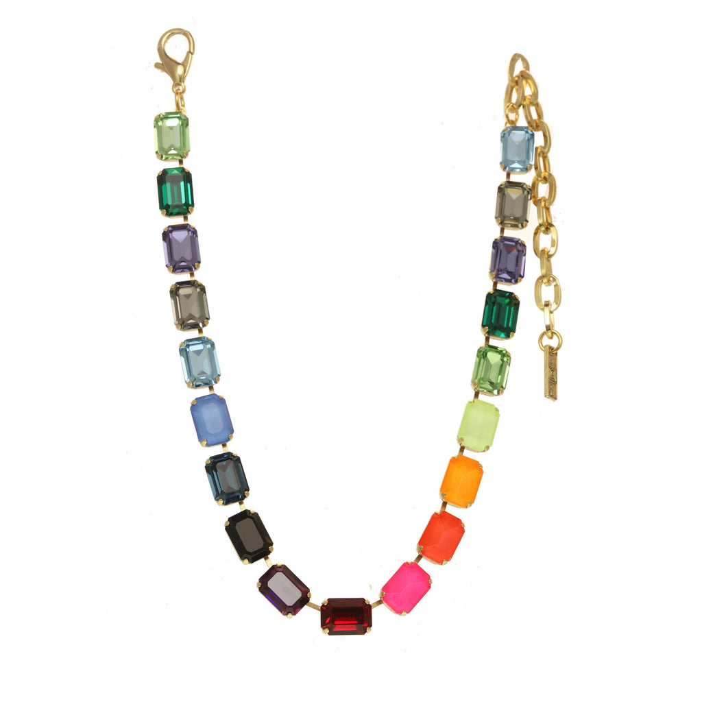 Electric Rainbow Jabari Necklace