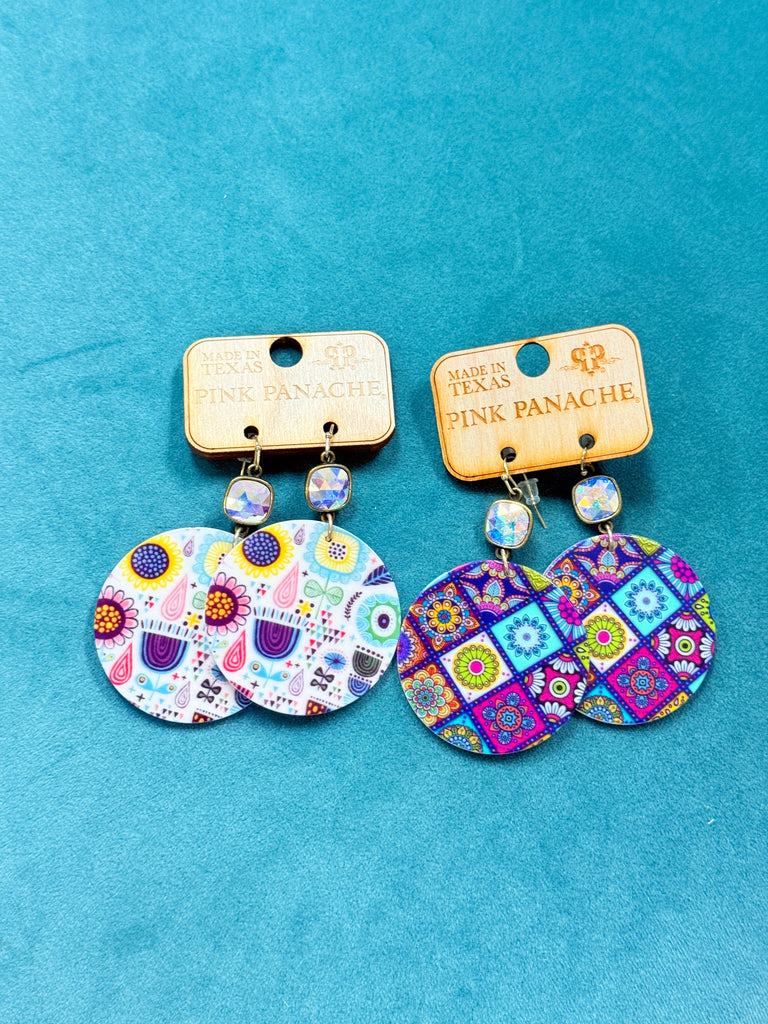 Boho Patchwork Earrings