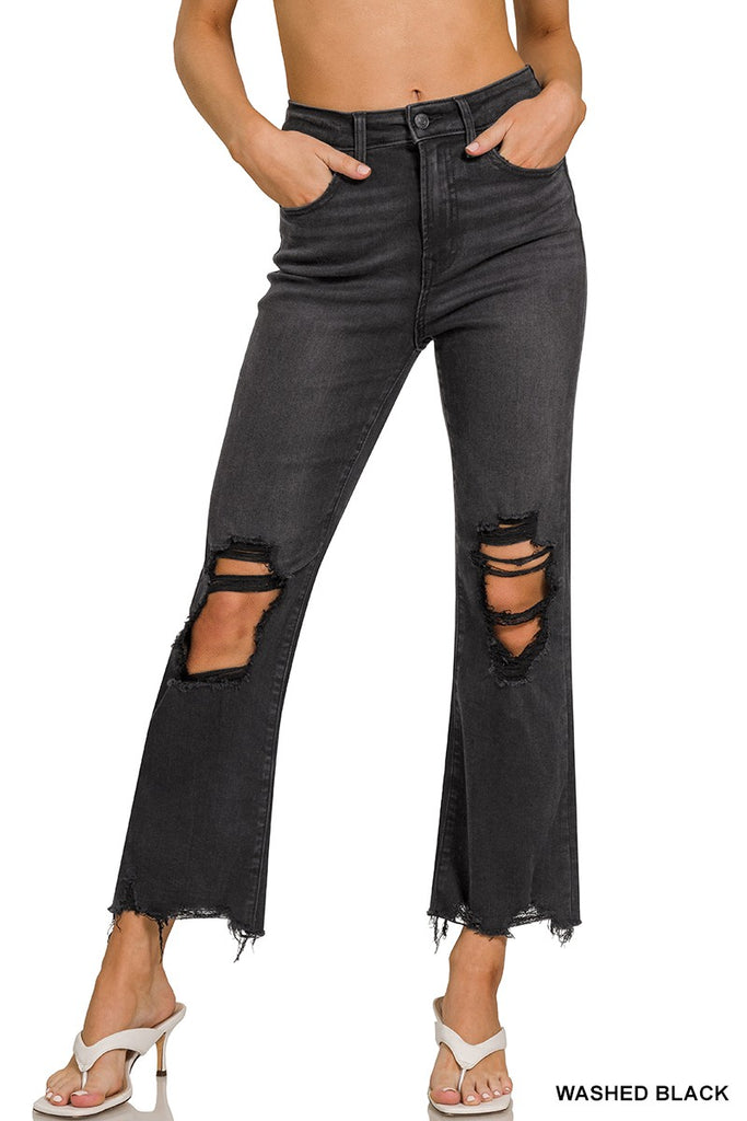 Broken-In Babe Black Denim