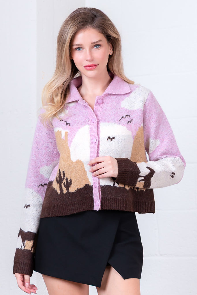 Saddle Sweet Knit Cardigan