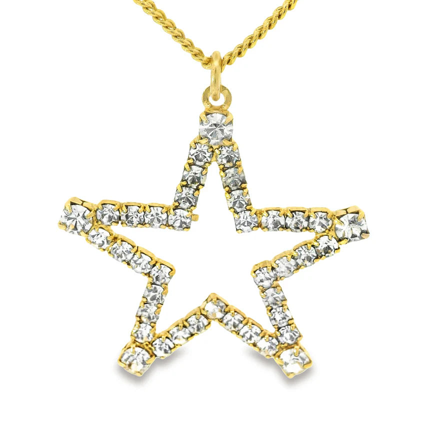 Rigel Gold Swarovski Star Necklace