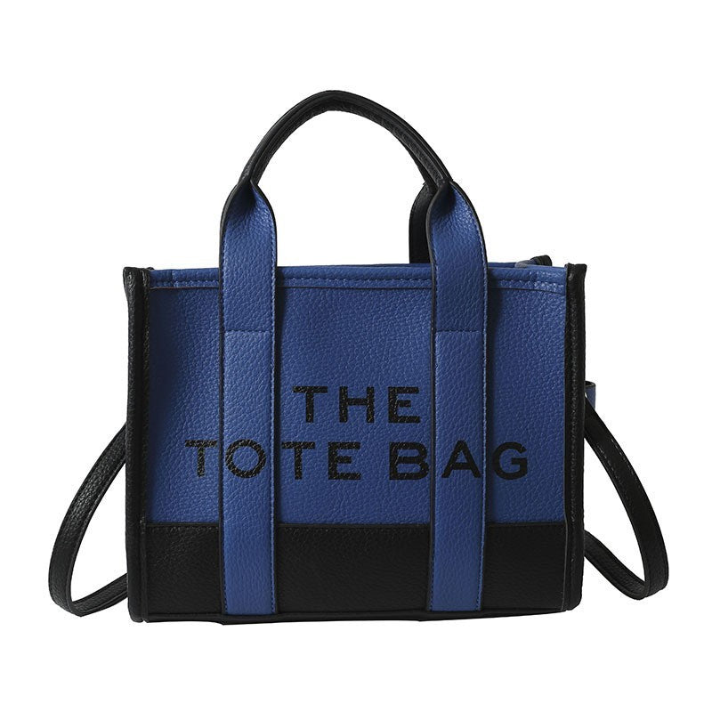 Two Tone Edge The Tote Purse - Royal