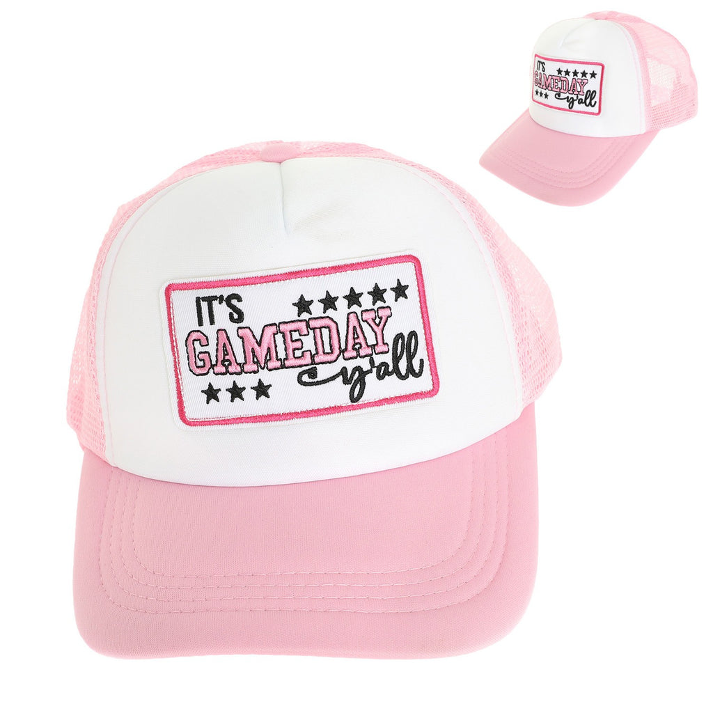 Pink Mesh Game Day Ball Cap