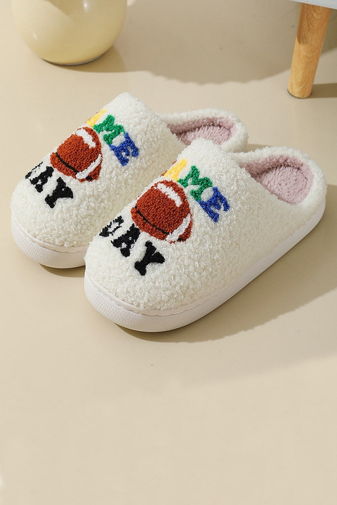 Game Day Plush Cozy Slippers