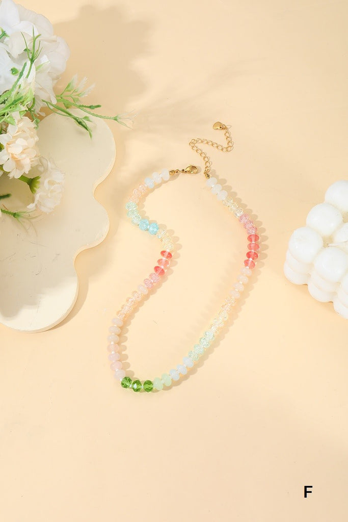 Viral Trends Agate Gemstone Necklace - Soft Whispers