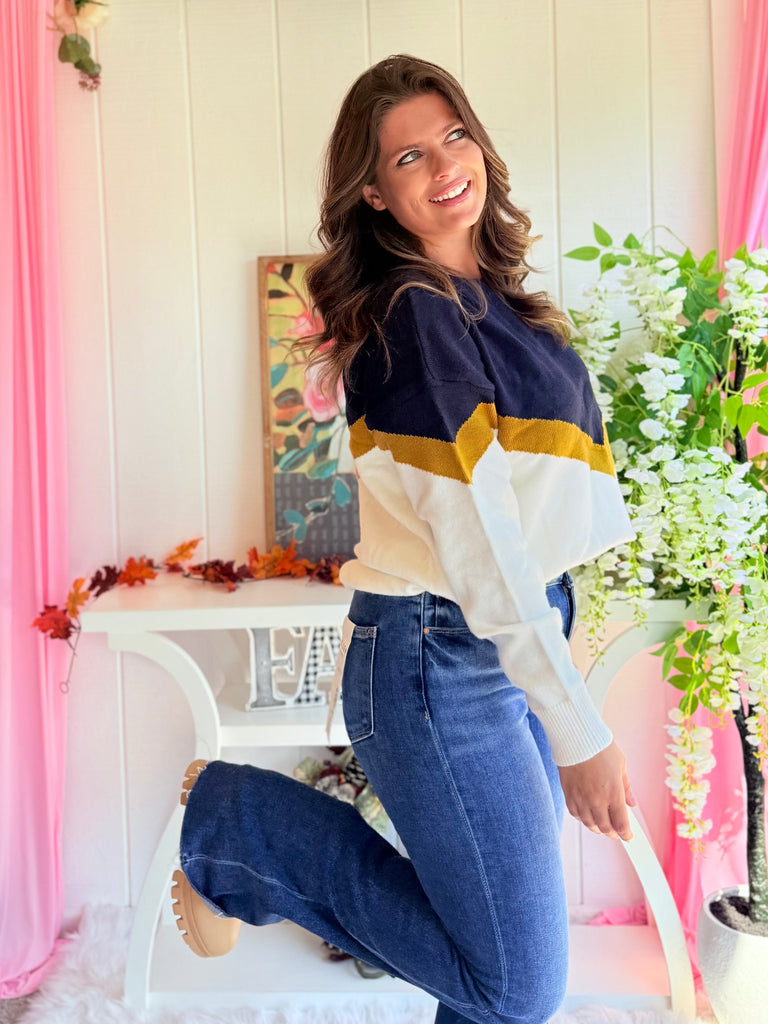 Keep It Close Sweater - Mustard