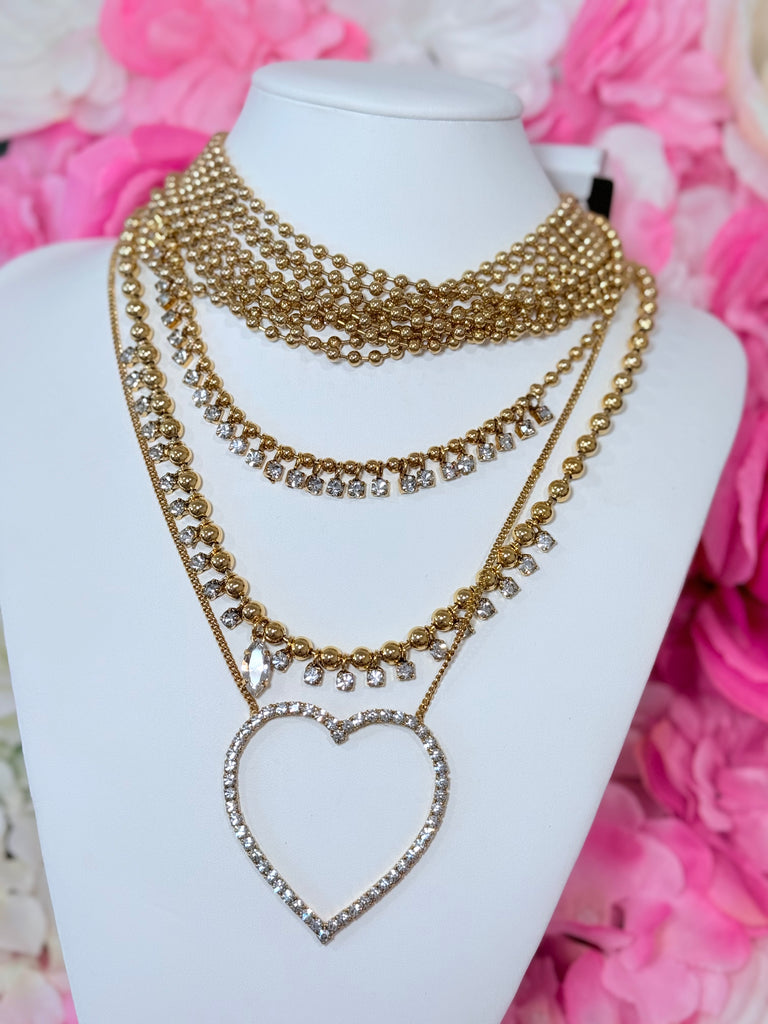 Sammara Layered in Gold Necklace