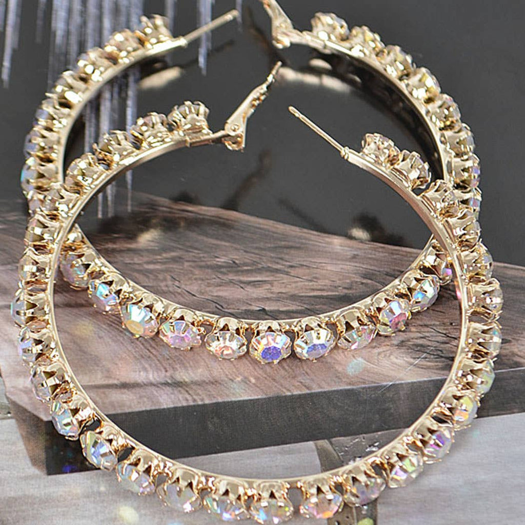 All That Glitters Hoop Earrings - Gold