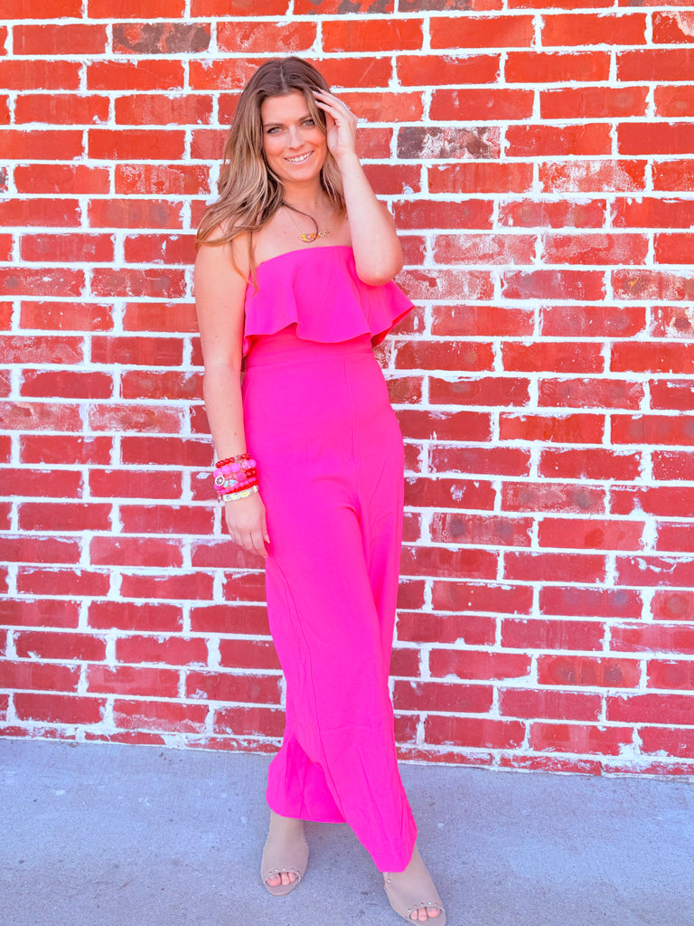 Classically Me Jumpsuit in Pink