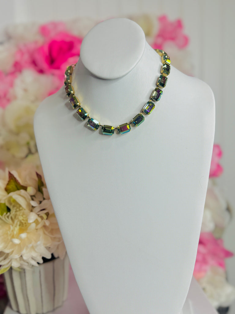 Jabari Necklace in Peridot Brandy