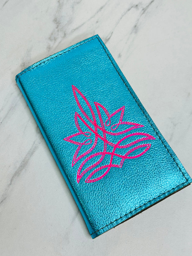 Boot Stitched Small Journals- Blue