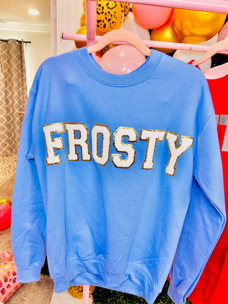 Blue Frosty Sweater