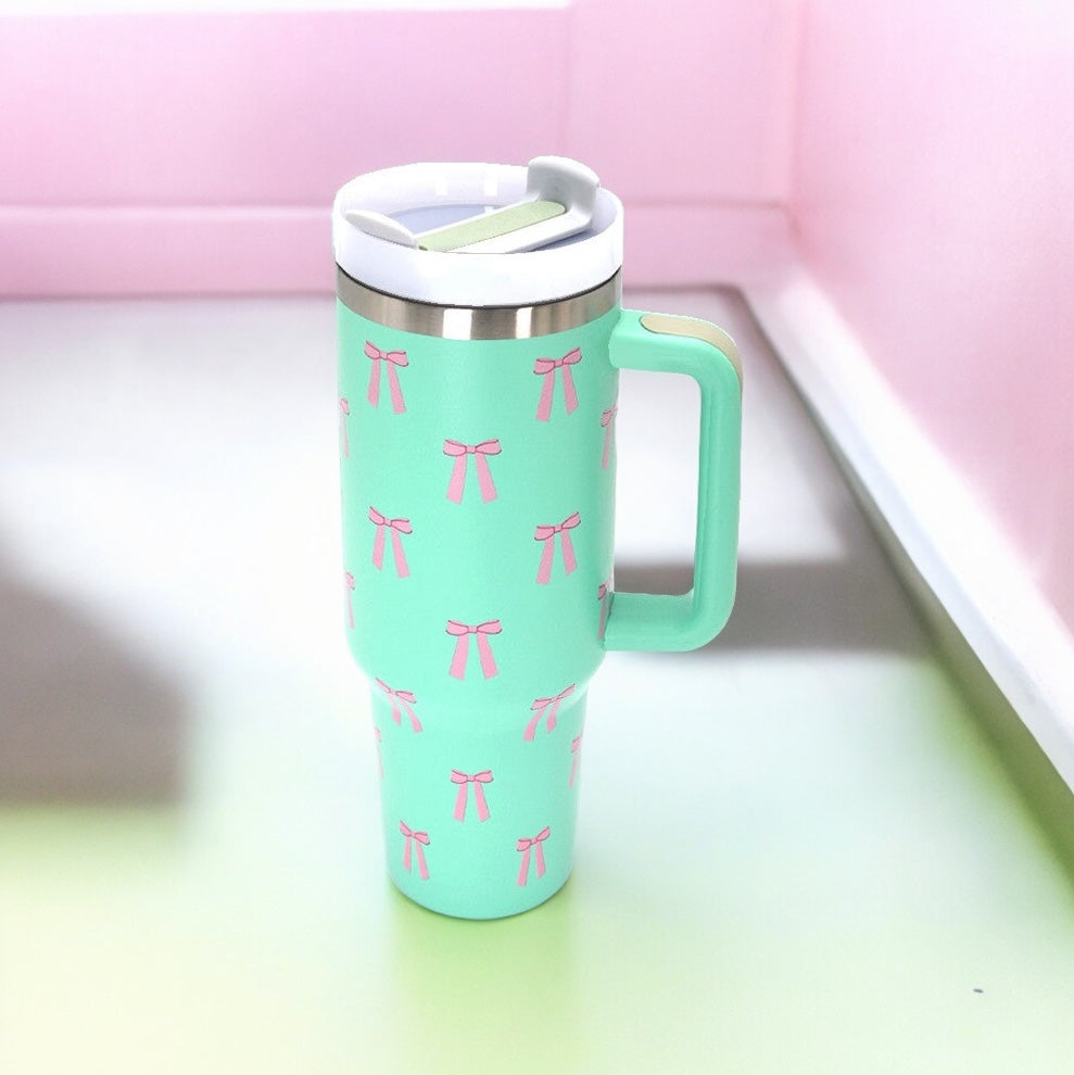 Mint to Be Bowtiful Tumbler