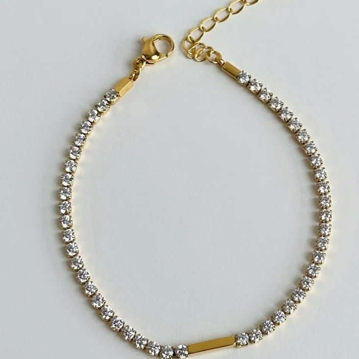 Gold Rhinestone Bracelet