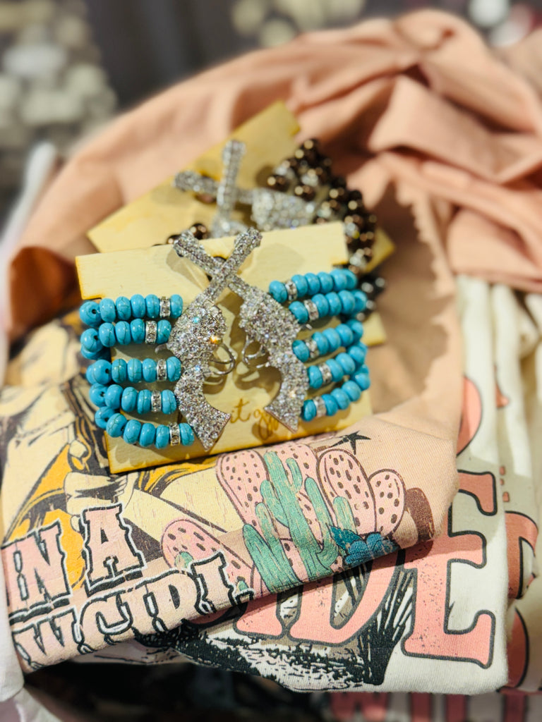 Turquoise Western Ready Bracelet Stack