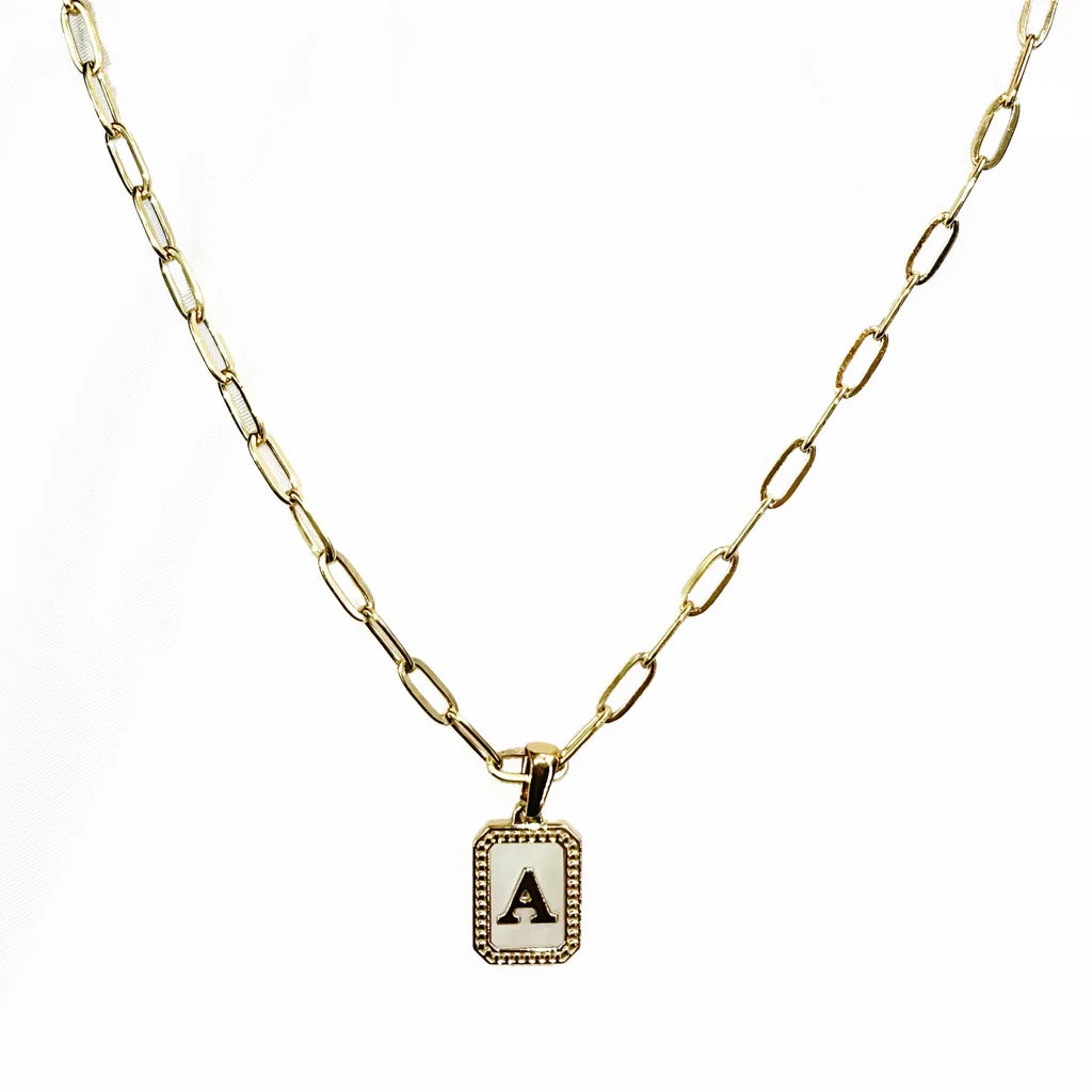 Initial Golden Necklace