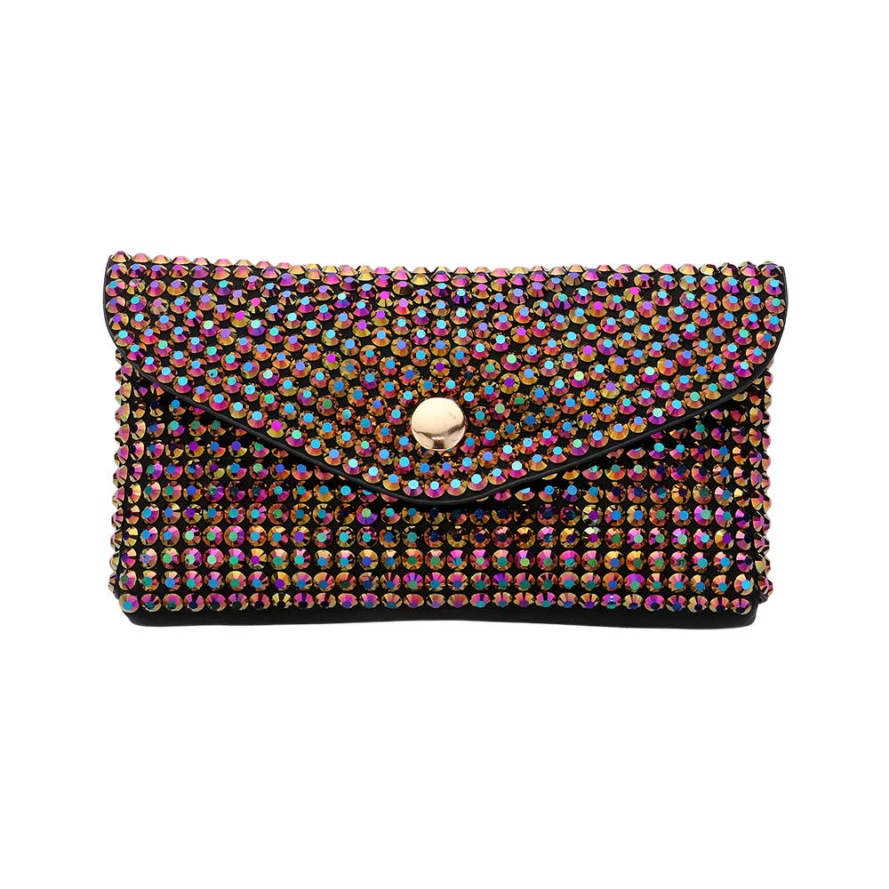 Bling It On Envelope Belt Bag - PURPLE