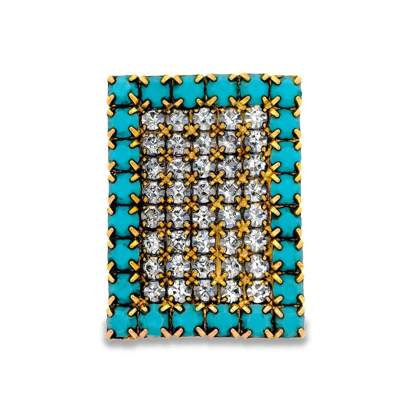 The Ashley Swarovski Ring - Turquoise