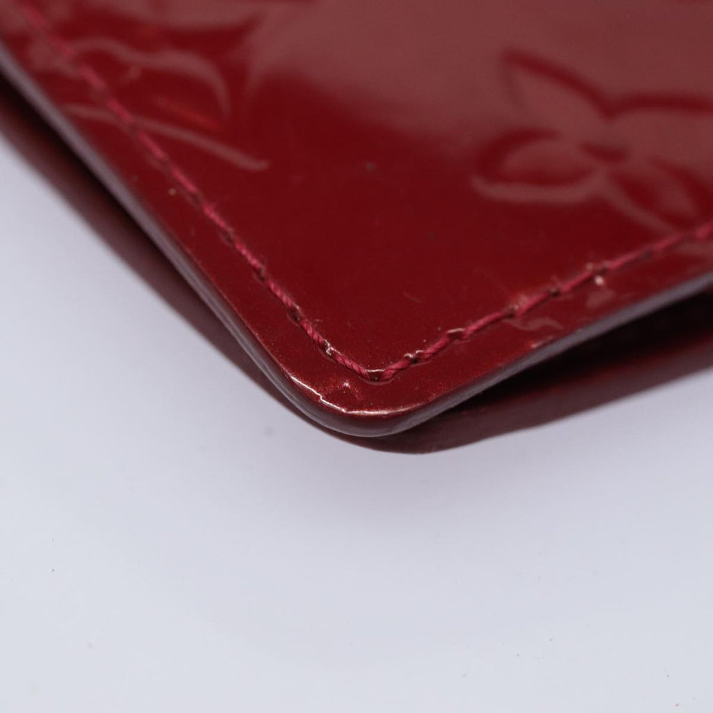 Louis Vuitton Agenda Cover in Patent Burgundy