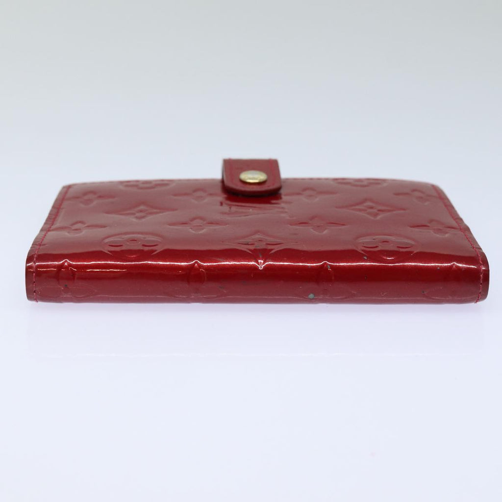 Louis Vuitton Agenda Cover in Patent Burgundy