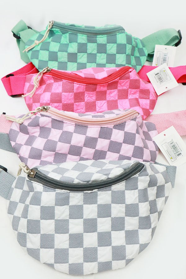 Checked Out Bum Bag Crossbody