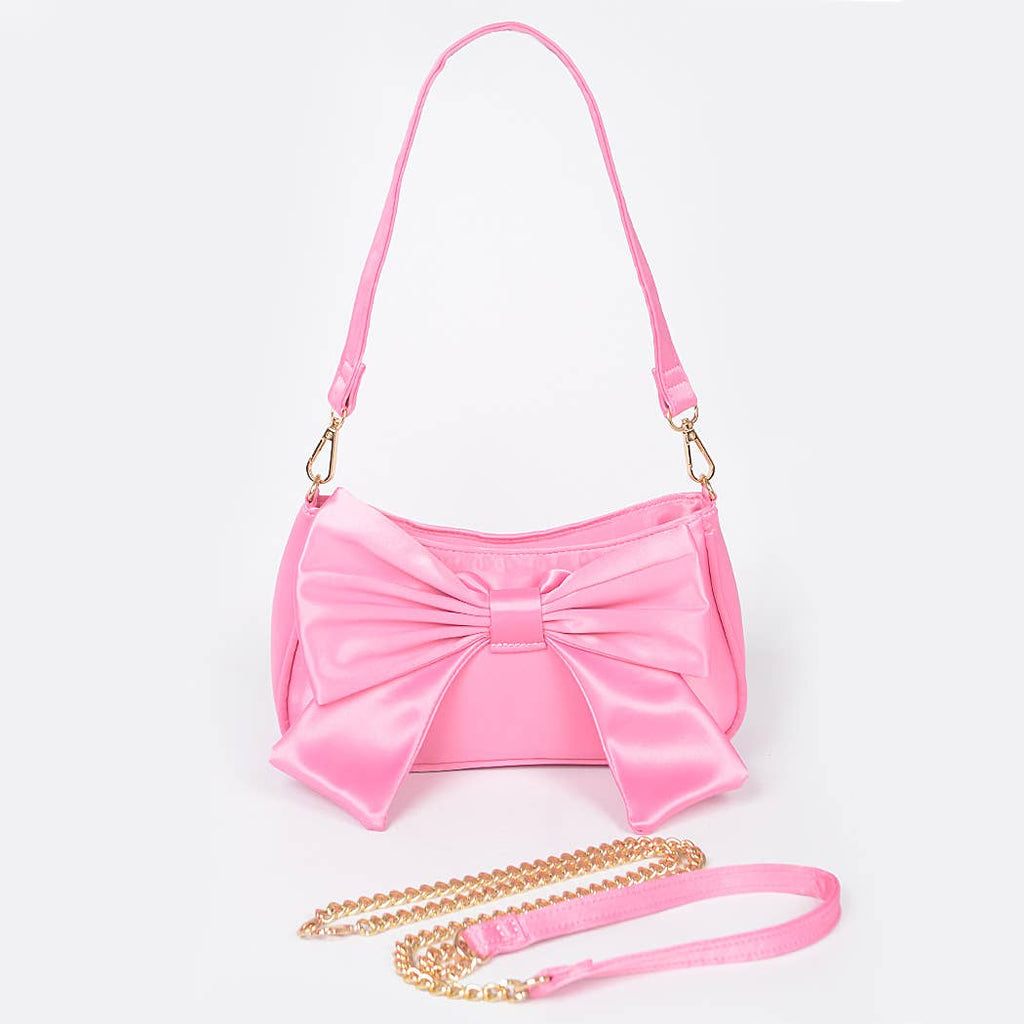 Belle Bow Shoulder Bag - Pink